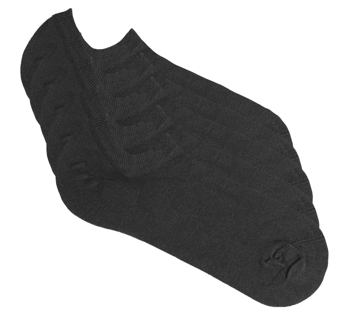5 pair of black sneaker socks from Tag Socks