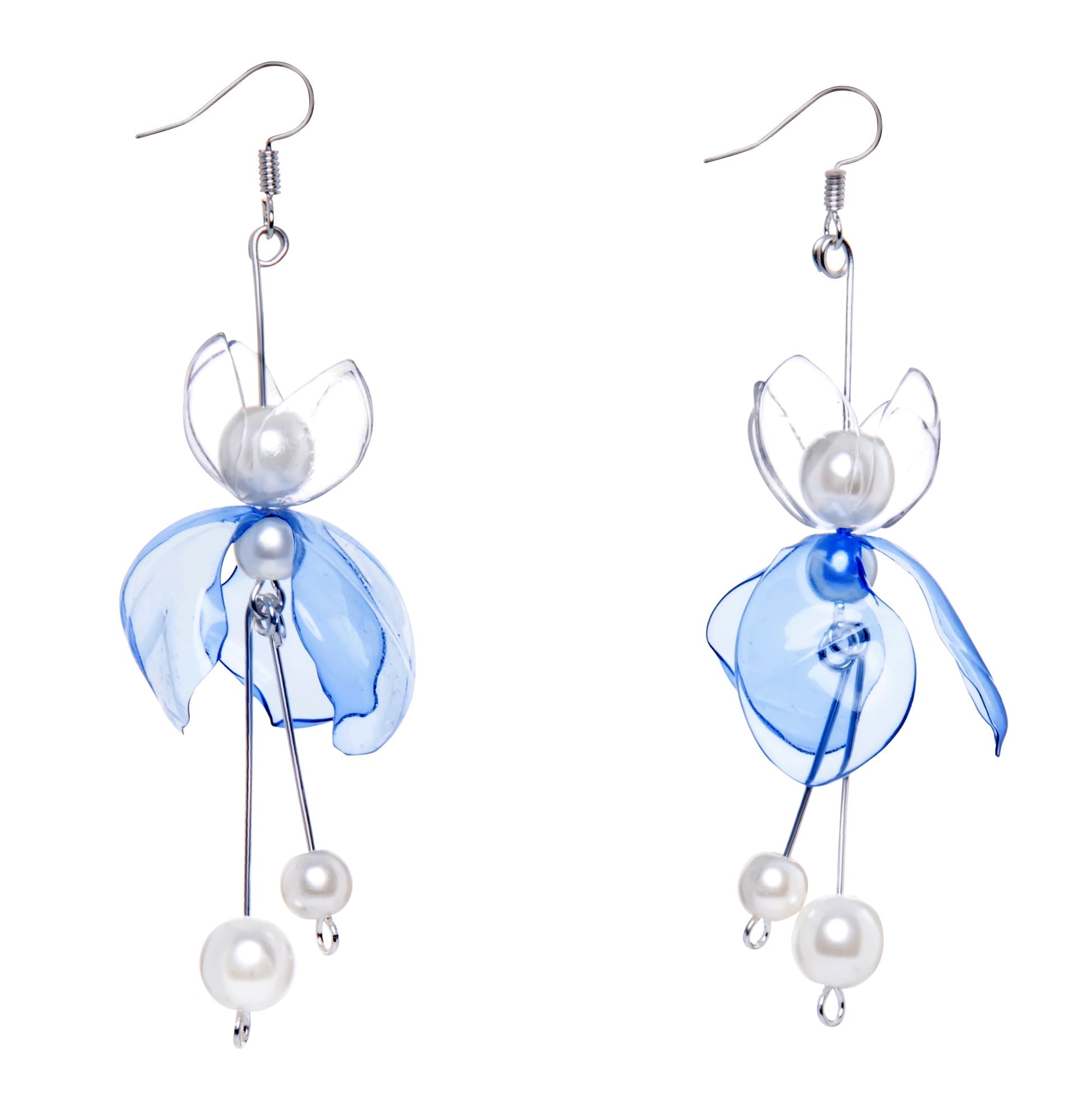 Blaue See-Tropfen-Ohrringe - Blue Lake Drop Earrings-0