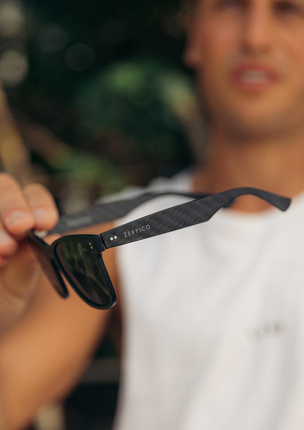 Fibrous V4 Wayfarer - Carbon Fiber Sunglasses-0
