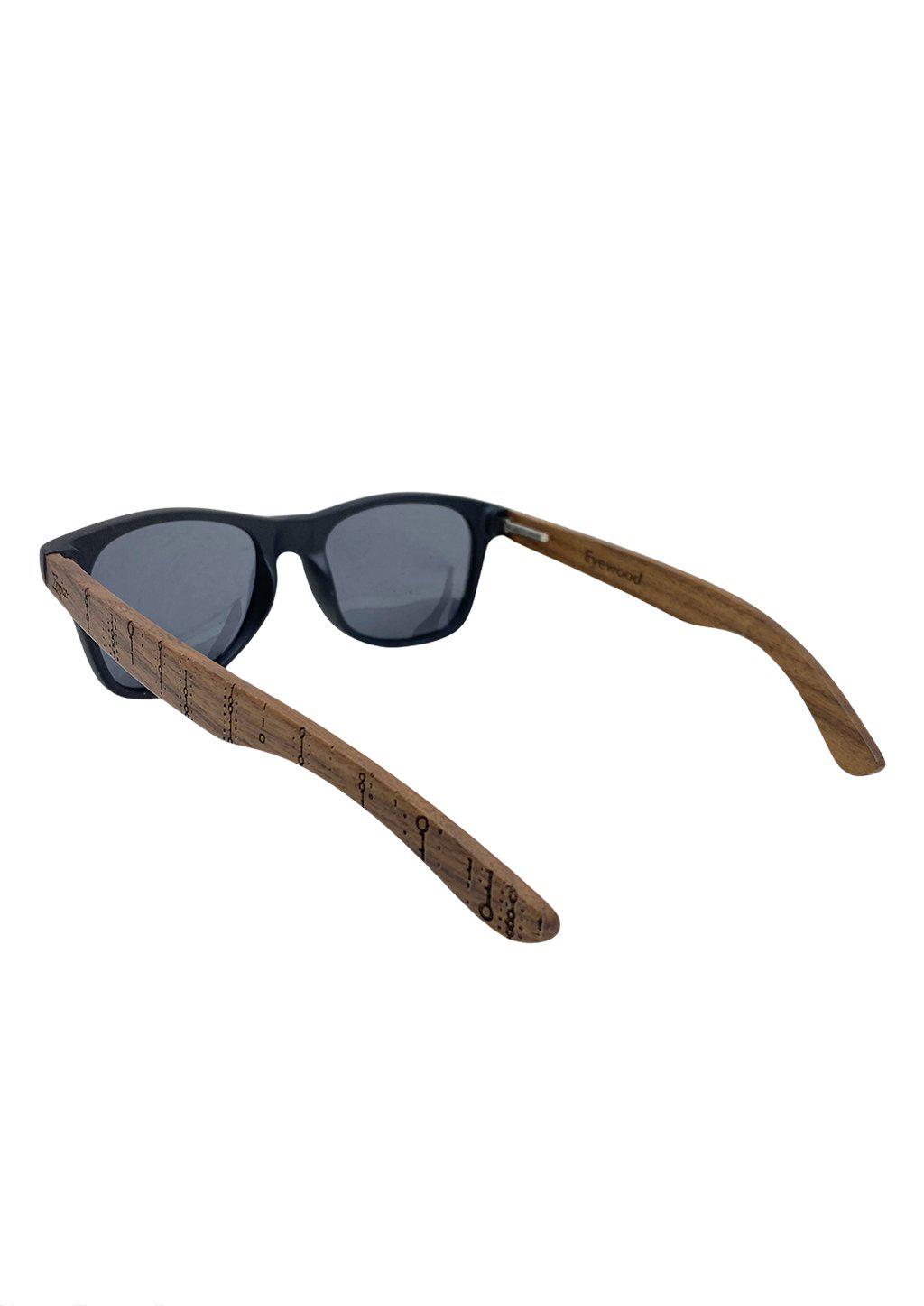 Eyewood | Engraved wooden sunglasses - Binary-3