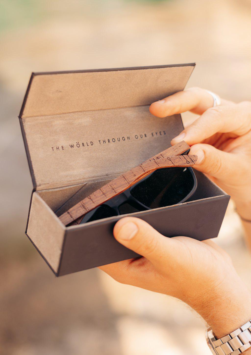 Eyewood | Engraved wooden sunglasses - Binary-5