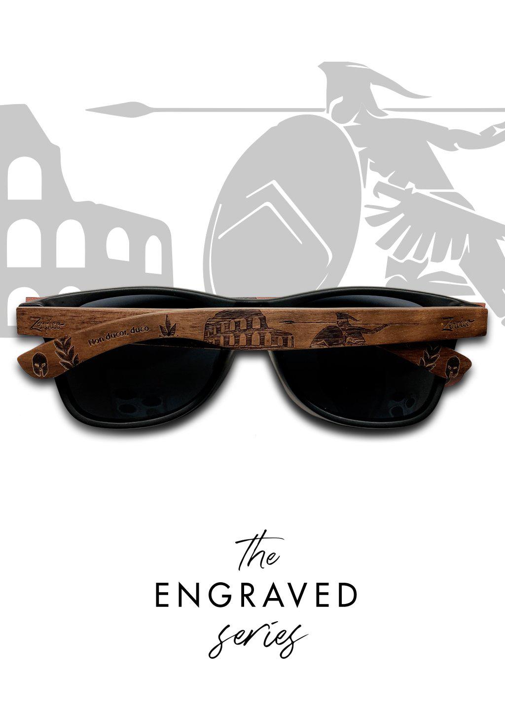 Eyewood | Engraved wooden sunglasses - Gladiator-1