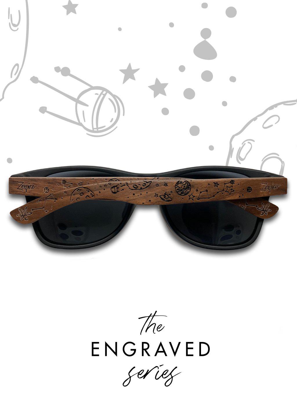 Eyewood | Engraved wooden sunglasses - Starlight-1