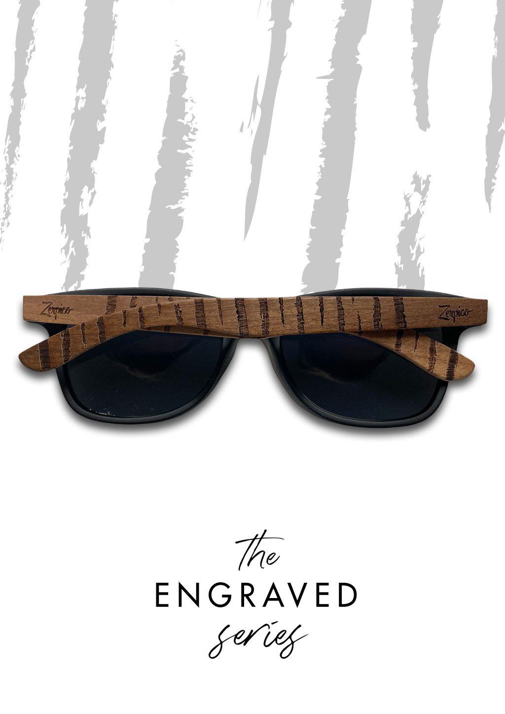 Eyewood | Engraved wooden sunglasses - Untamed-1
