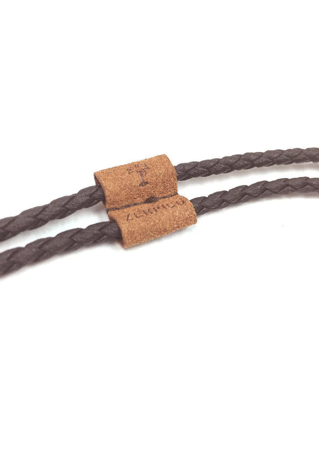 Leather Safety Strap - Brown-1