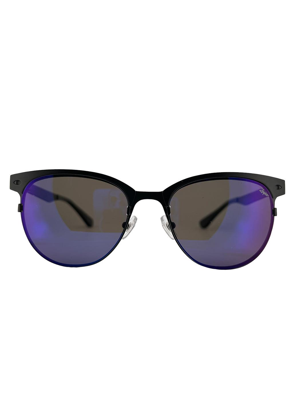 Unisex Sonnenbrille - Titanium Clubmasters - V2 - Changeable Lenses-9