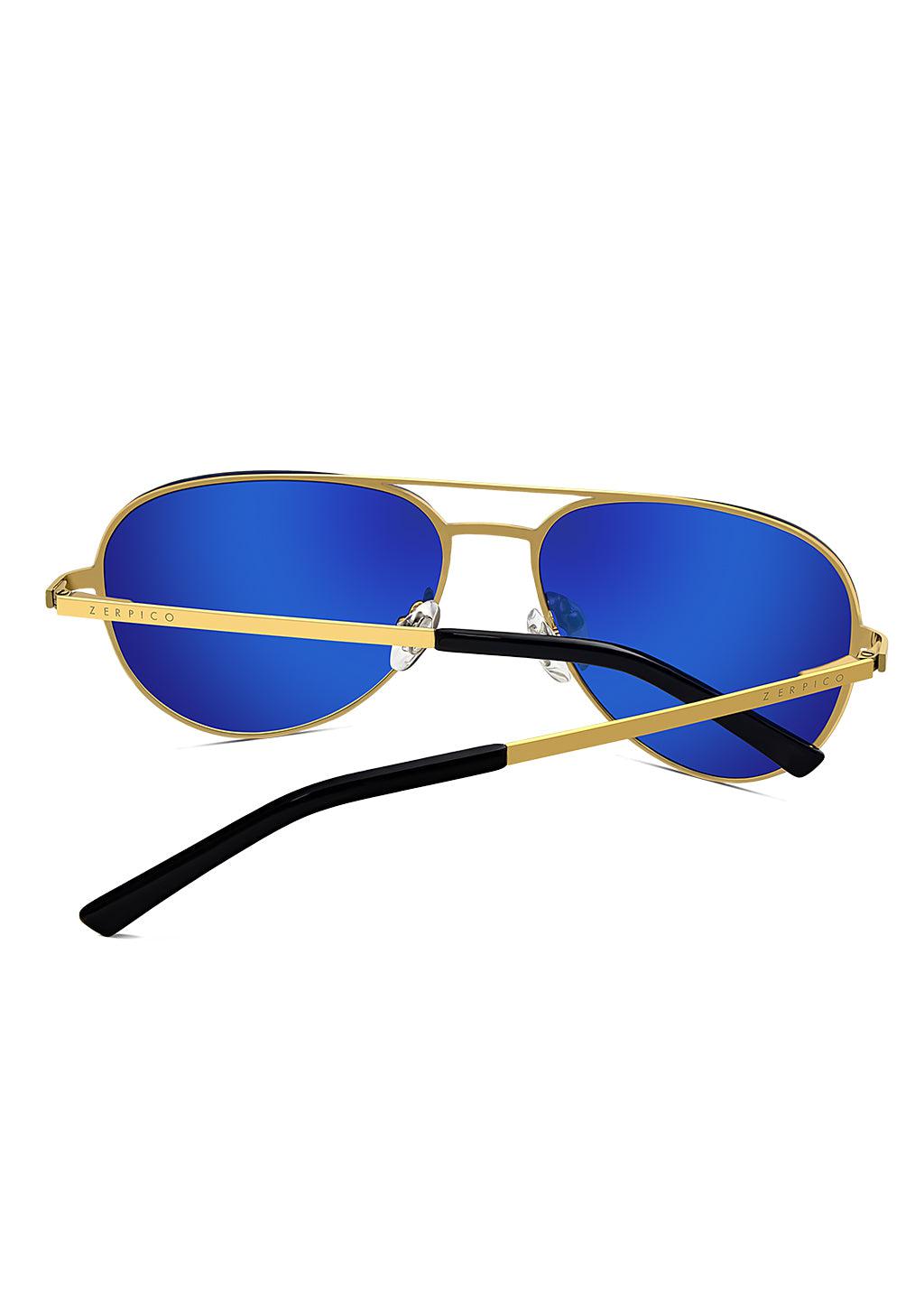 Titanium Aviator Sunglasses - V2 - 24K GOLD Plated-13