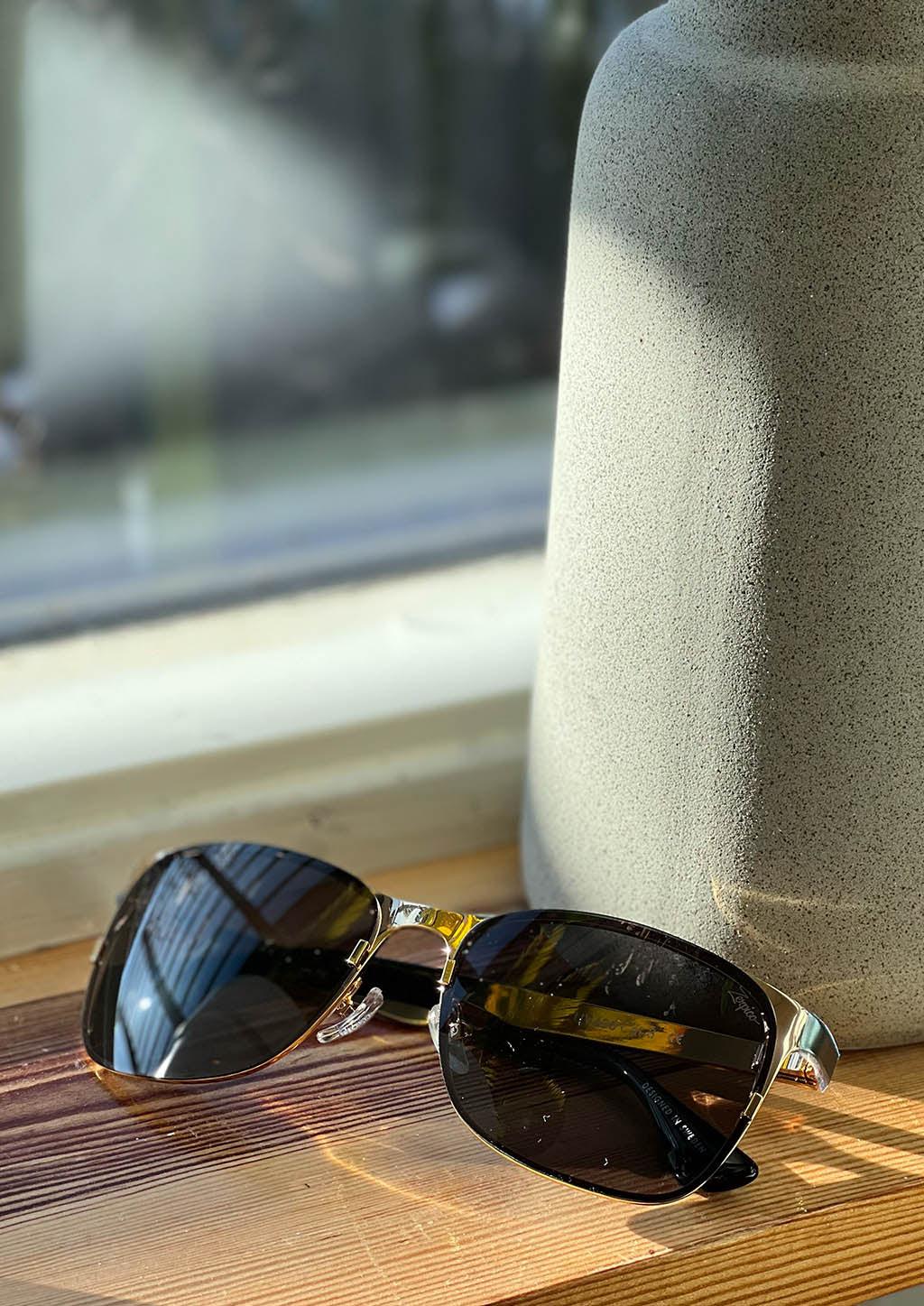 Titanium Wayfarer Sunglasses - V2 - 24K GOLD Plated-3