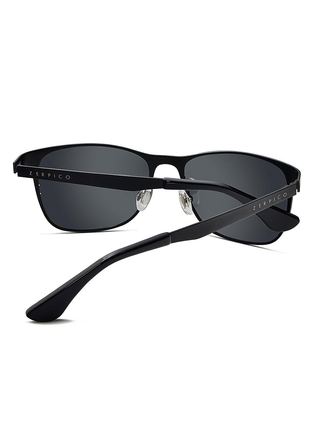 Unisex Sonnenbrille - Titanium Wayfarers - V2 - Changeable Lenses-12