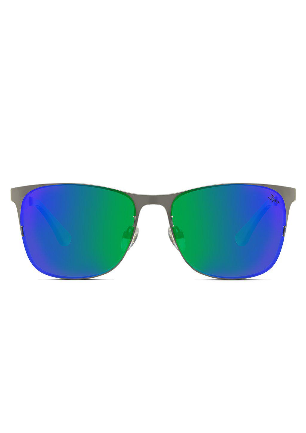 Unisex Sonnenbrille - Titanium Wayfarers - V2 - Changeable Lenses-13