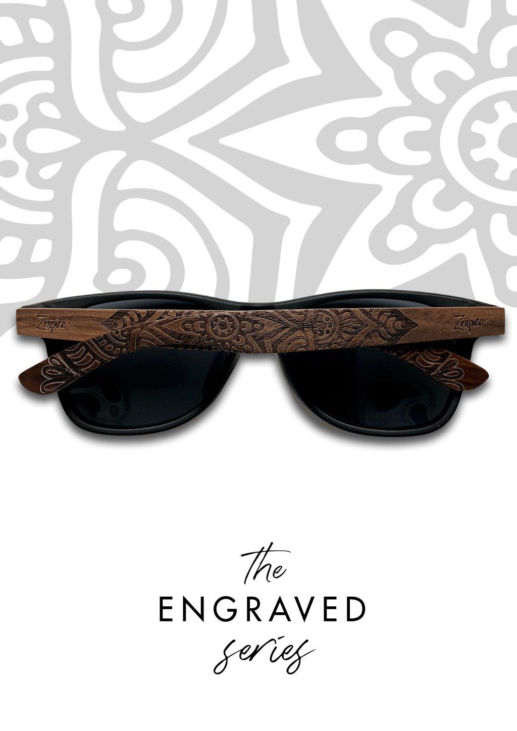 Eyewood | Engraved wooden sunglasses - Mandala-1