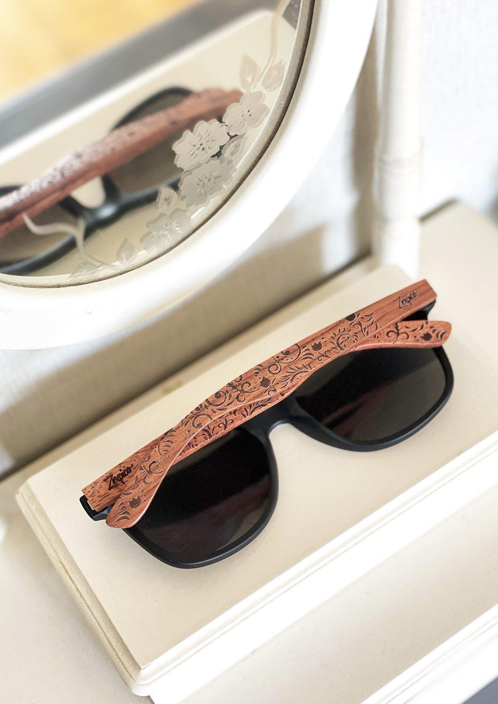 Eyewood | Engraved wooden sunglasses - Oasis-5