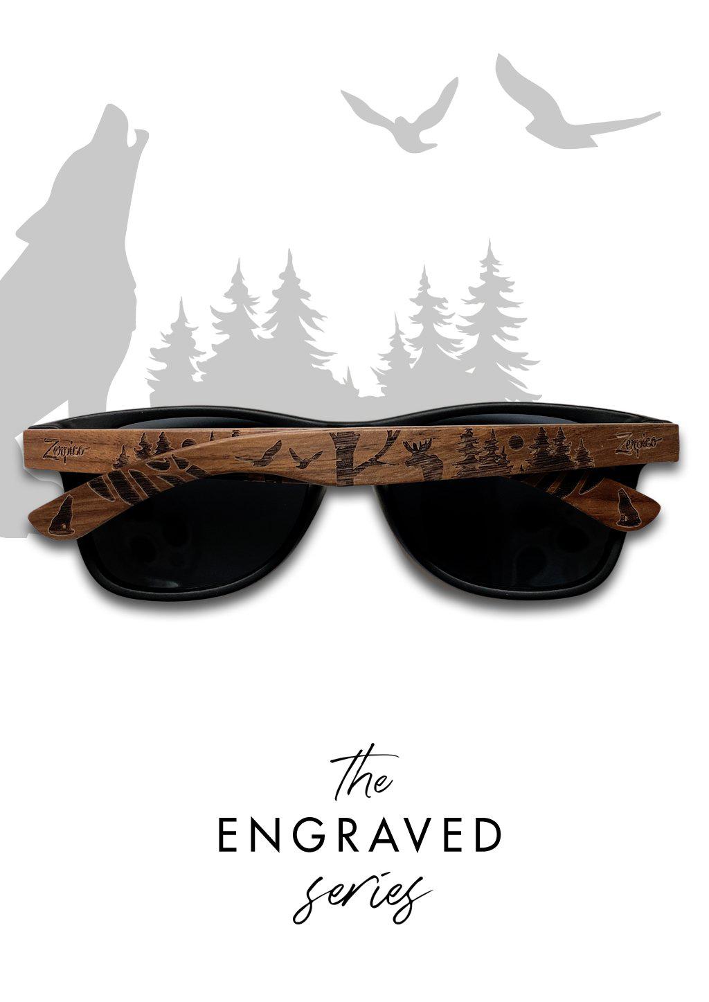 Eyewood | Engraved wooden sunglasses - The North-1