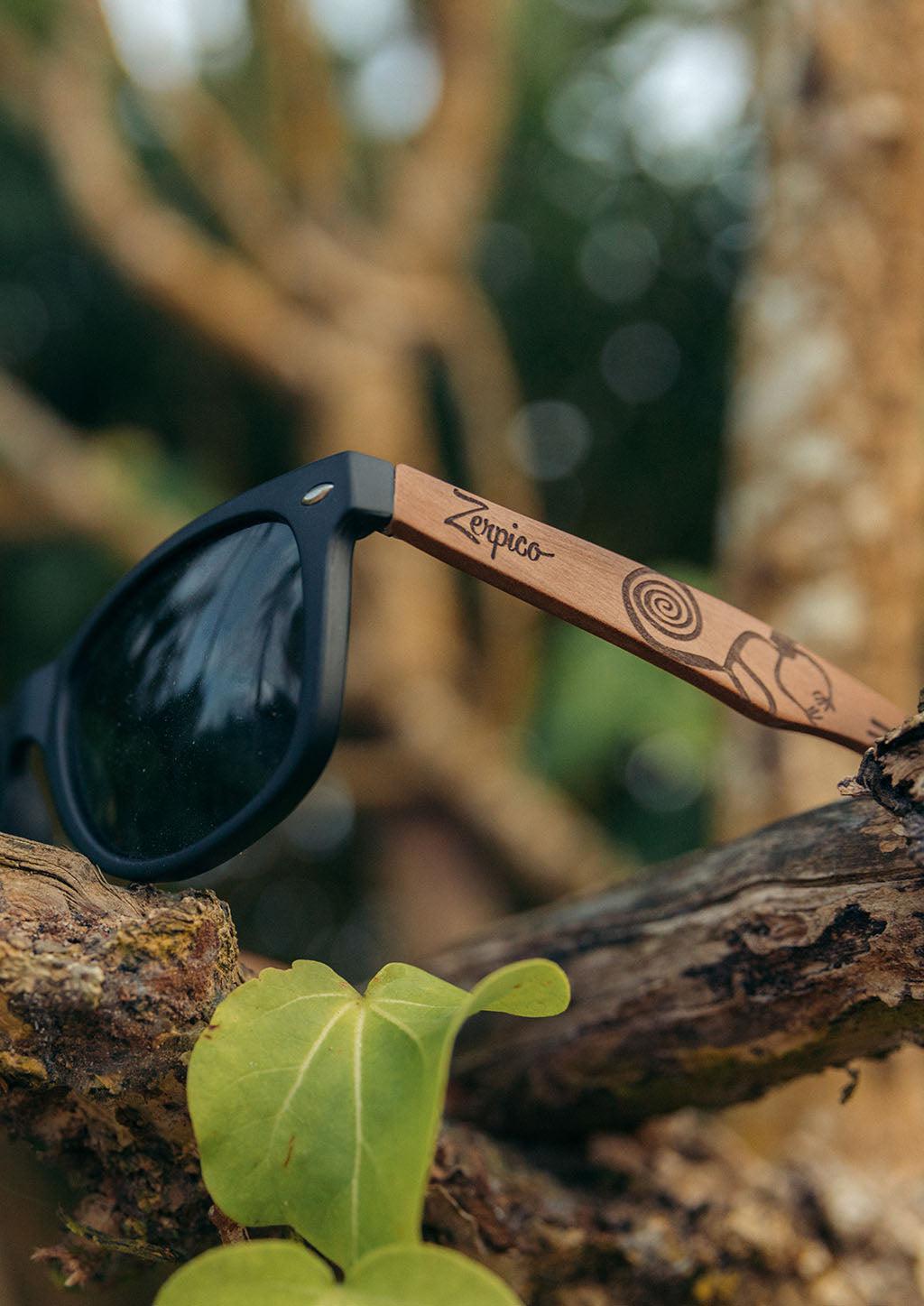 Eyewood | Engraved wooden sunglasses - Native-0