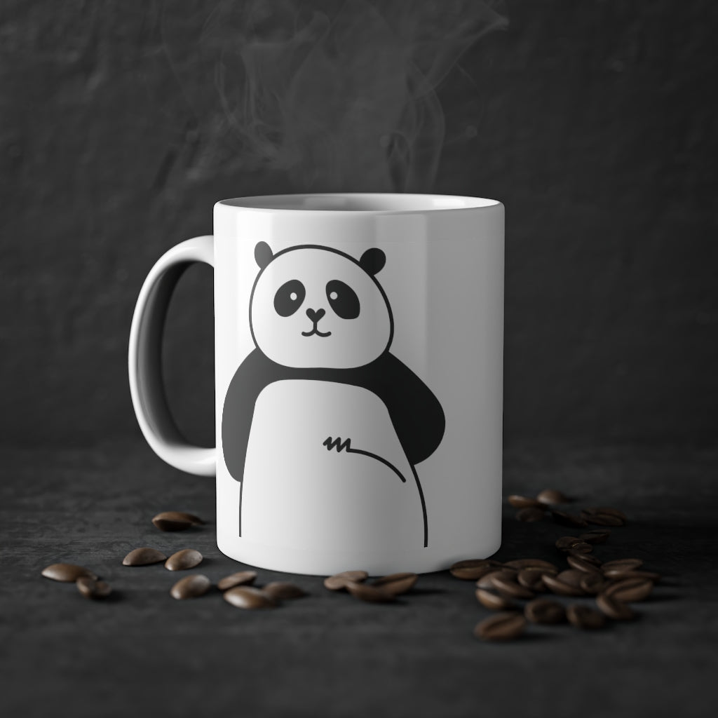 Cute Panda mug funny bear mug, weiß, 325 ml / 11 oz für Panda-Liebhaber-7