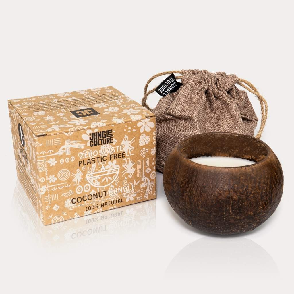 Coconut Shell Candle - Citrus Lime Scent-5