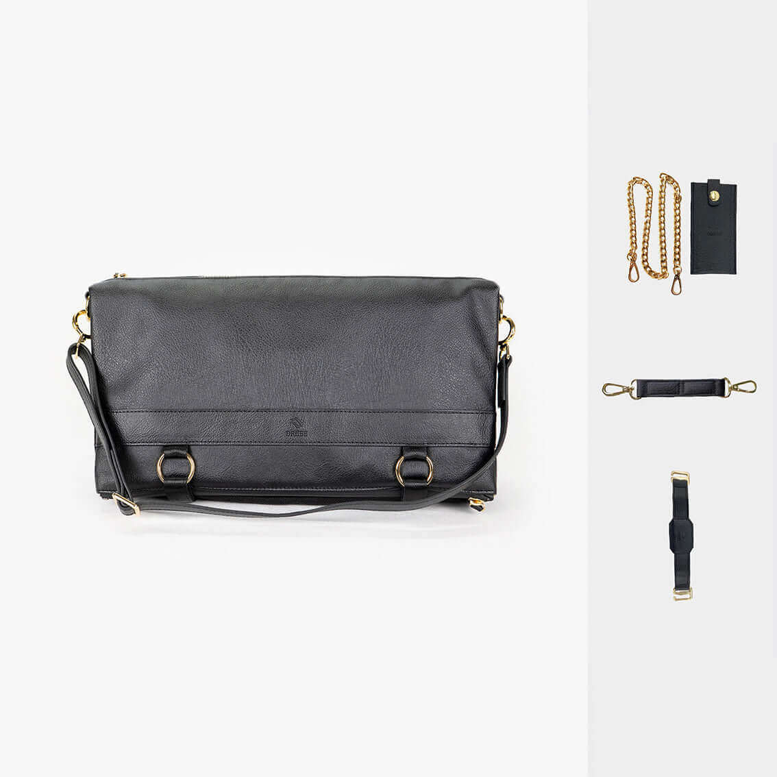 Rucksack DAKOTA 3 in 1 Convertible Backpack Purse, Black-16