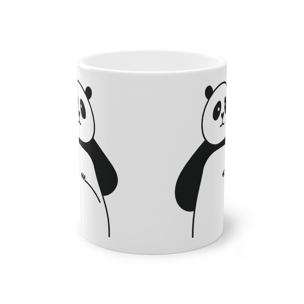 Cute Panda mug funny bear mug, weiß, 325 ml / 11 oz für Panda-Liebhaber-2