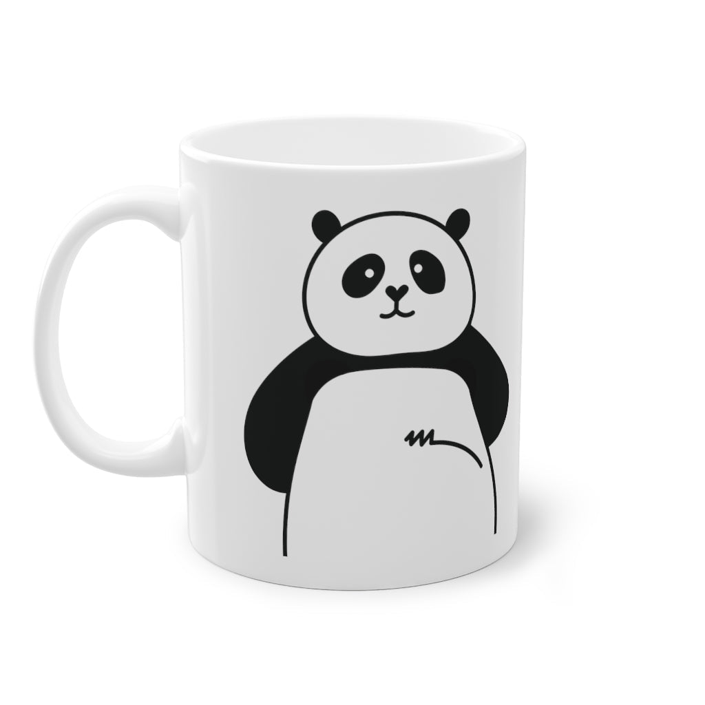 Cute Panda mug funny bear mug, weiß, 325 ml / 11 oz für Panda-Liebhaber-3