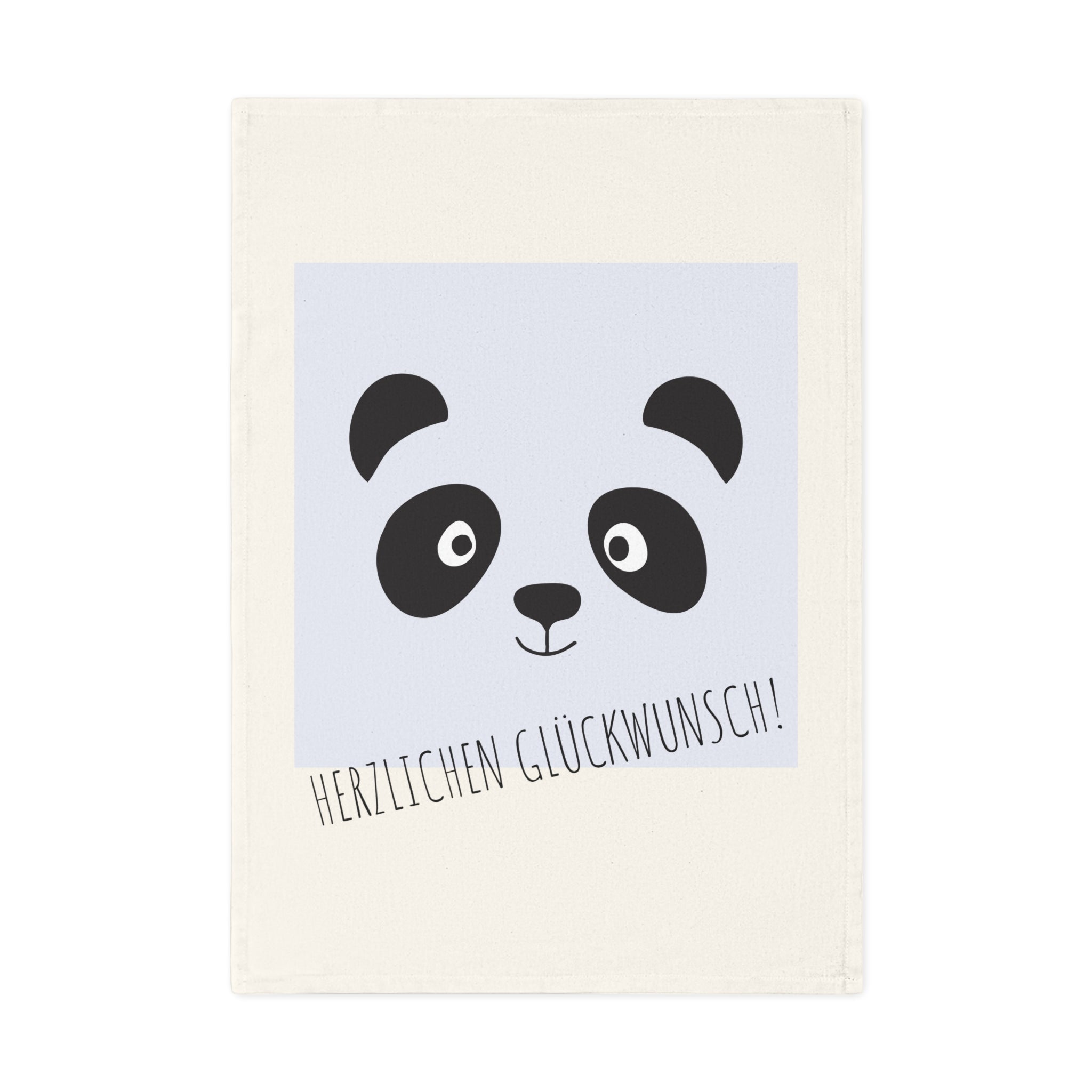 Panda Organic Cotton Tea Towel, 50 x 70 cm, eco-friendly kitchen towel, bathroom hand towel-2