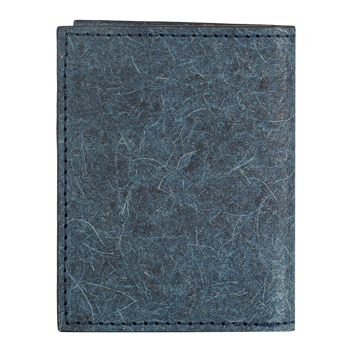 Coconut Leather BiFold Card Wallet - Dark Indigo-3