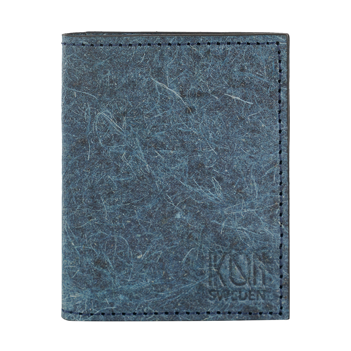 Coconut Leather BiFold Card Wallet - Dark Indigo-0