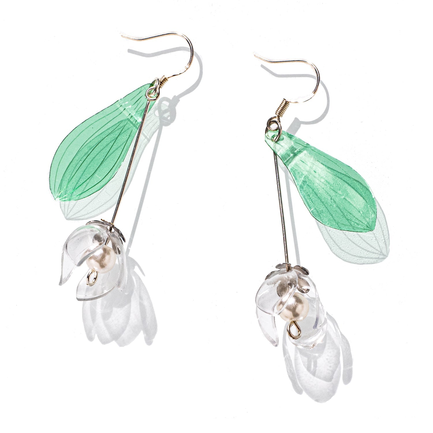 Blumenohrringe – Maiglöckchen - Just a Flower Earrings - Lily of the Valley-0