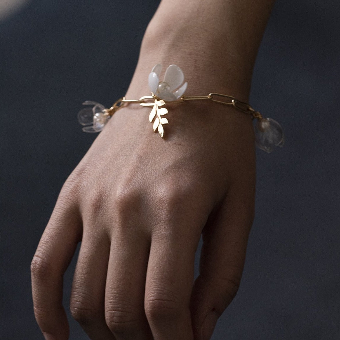 Armband - Upcycled Triple-flower Bracelet-2