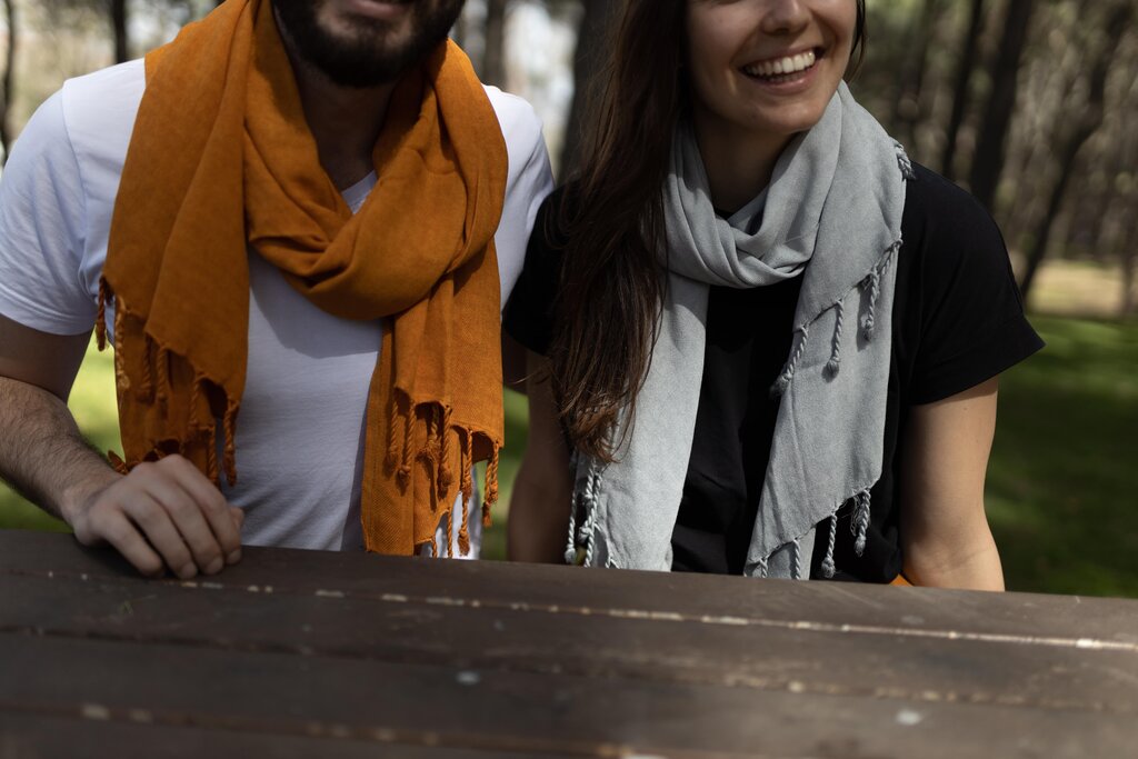 Stonewashed Tuch "Antalya"-0