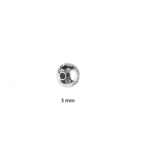 DIY-Bedarf – 2,5 mm/3 mm Perle (Gold/Silber) - DIY supply - 2.5mm/3mm bead (gold/silver)-1
